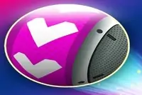 Tigerball im Neon-Ball-Stil